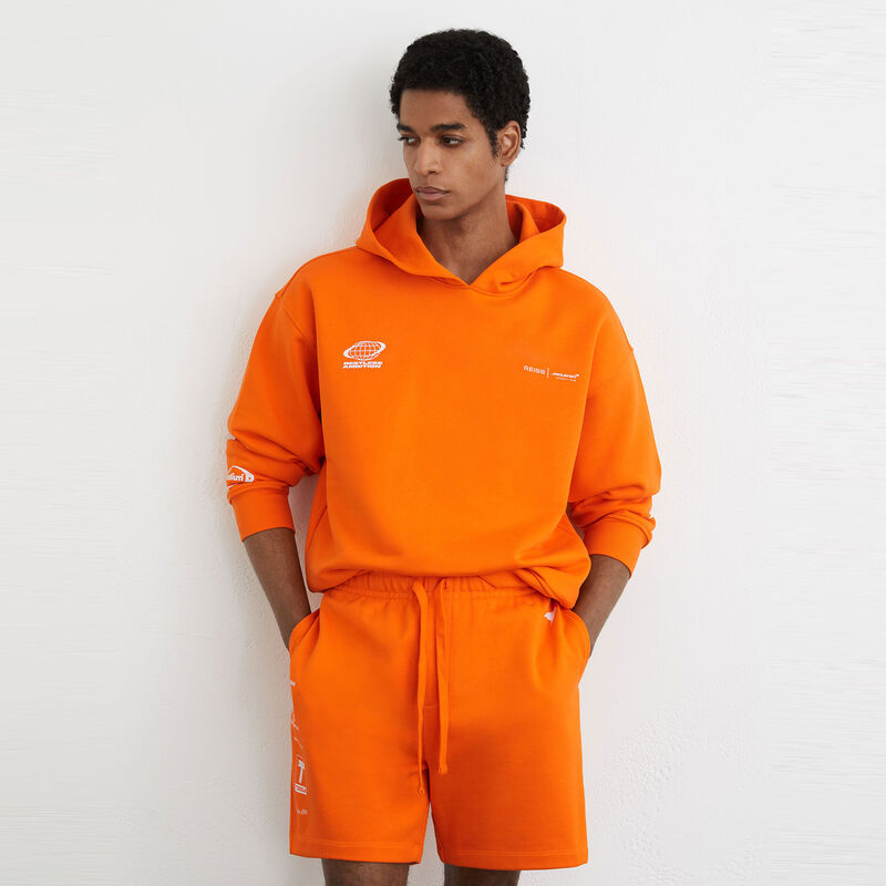 MCL LS MENS ROWAN HOODIE - Papaya Orange