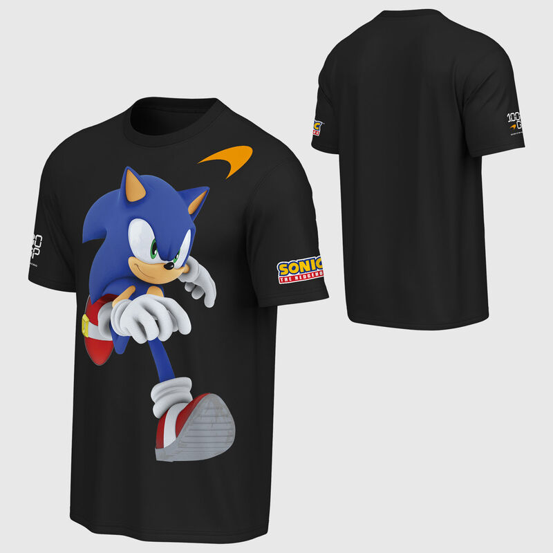 MCL FW MENS SONIC 1000TH GP SS TEE - Black