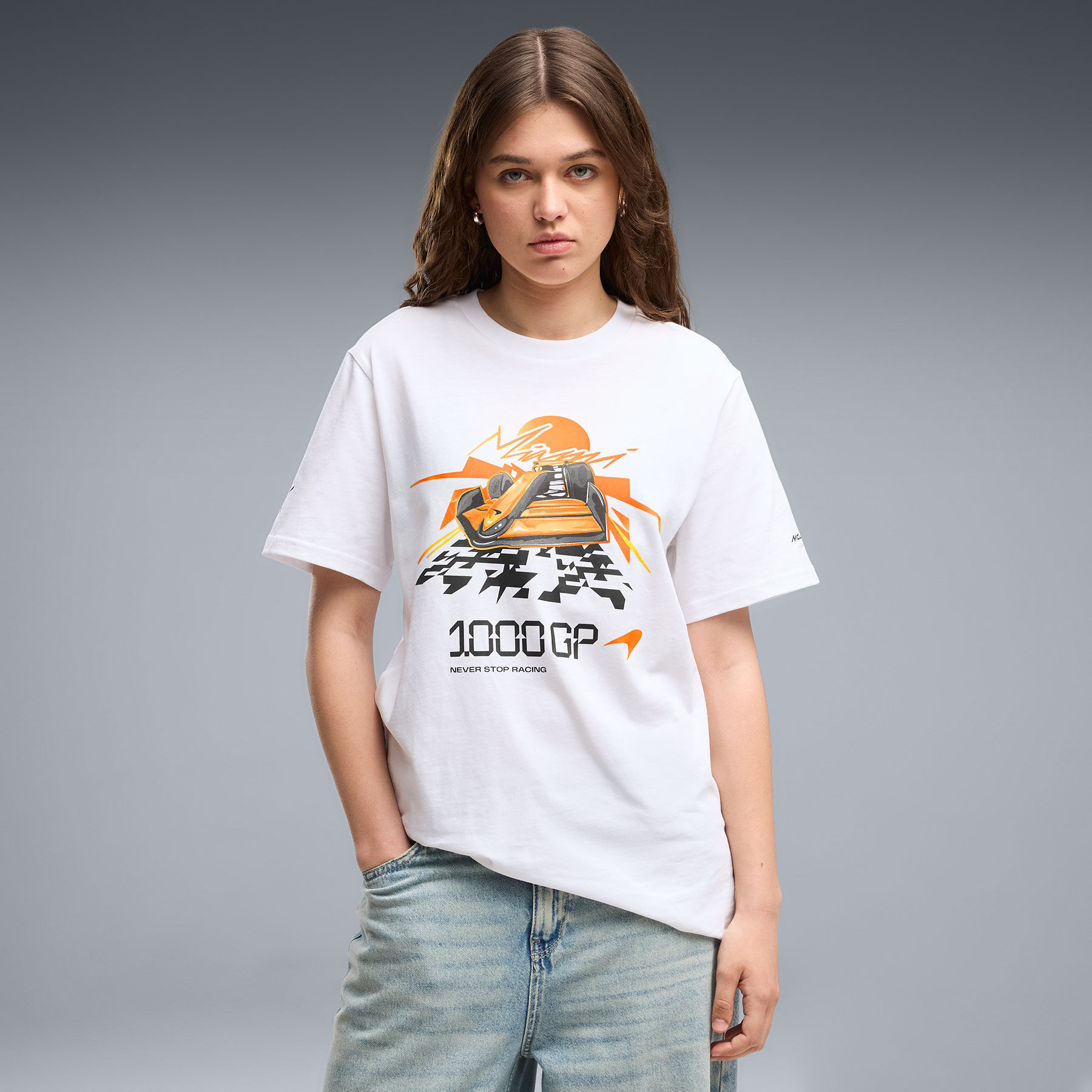 PUMA 2026 1000th GP Miami T-shirt pumawhite | McLaren Racing