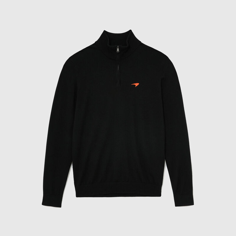 MCL LS MENS HATCH 1/4 ZIP JUMPER - Black