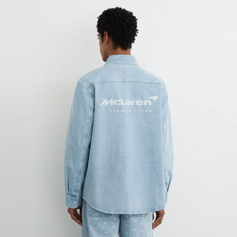 MCL LS MENS CHRONIX DENIM SHIRT - Soft Blue