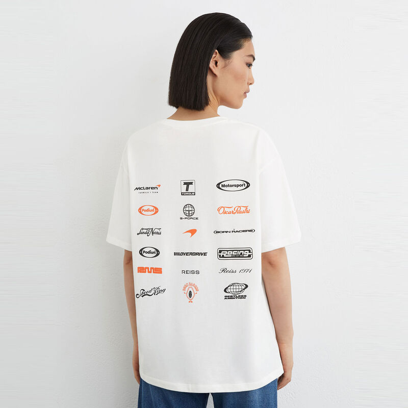 MCL LS MENS NOX PRINTED TEE - White