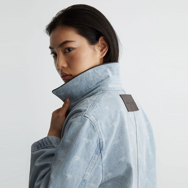 MCL LS WMNS VANESSA DENIM JACKET - Soft Blue