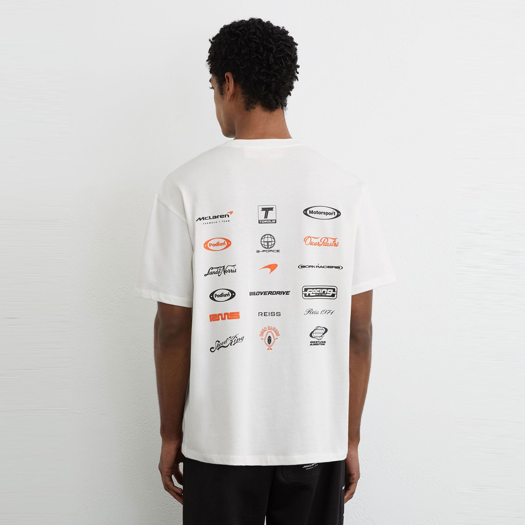 Reiss Nox Relaxed T-Shirt white | McLaren Racing | Official Store