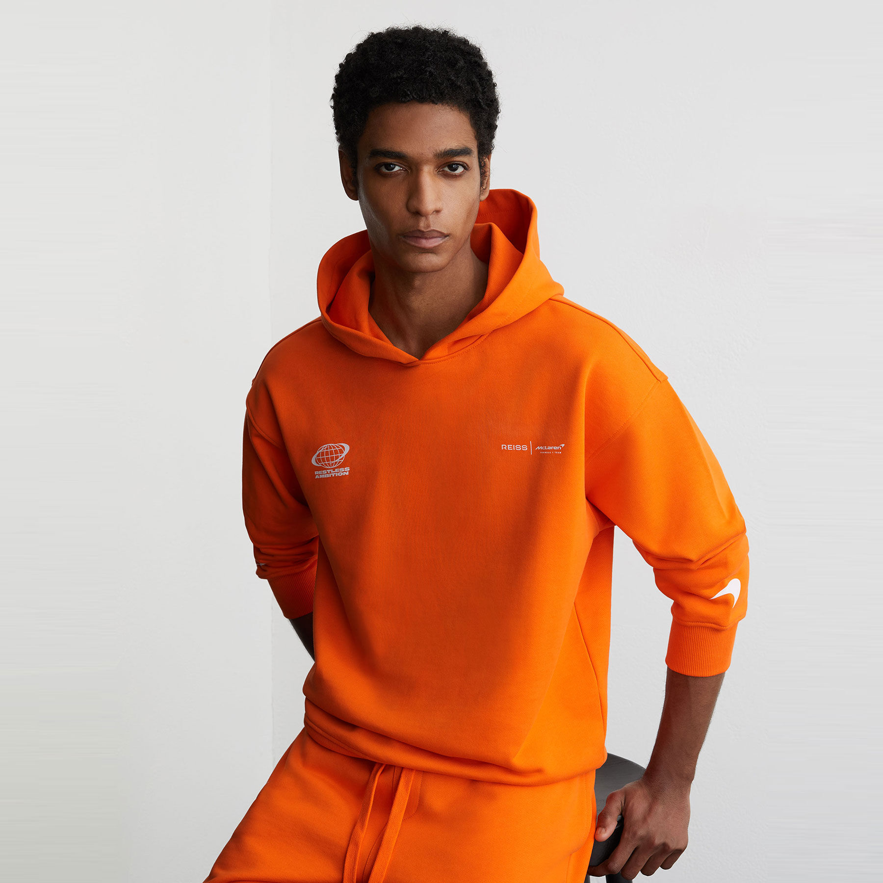 Reiss Rowan Hoodie papayaorange | McLaren Racing | Official Store