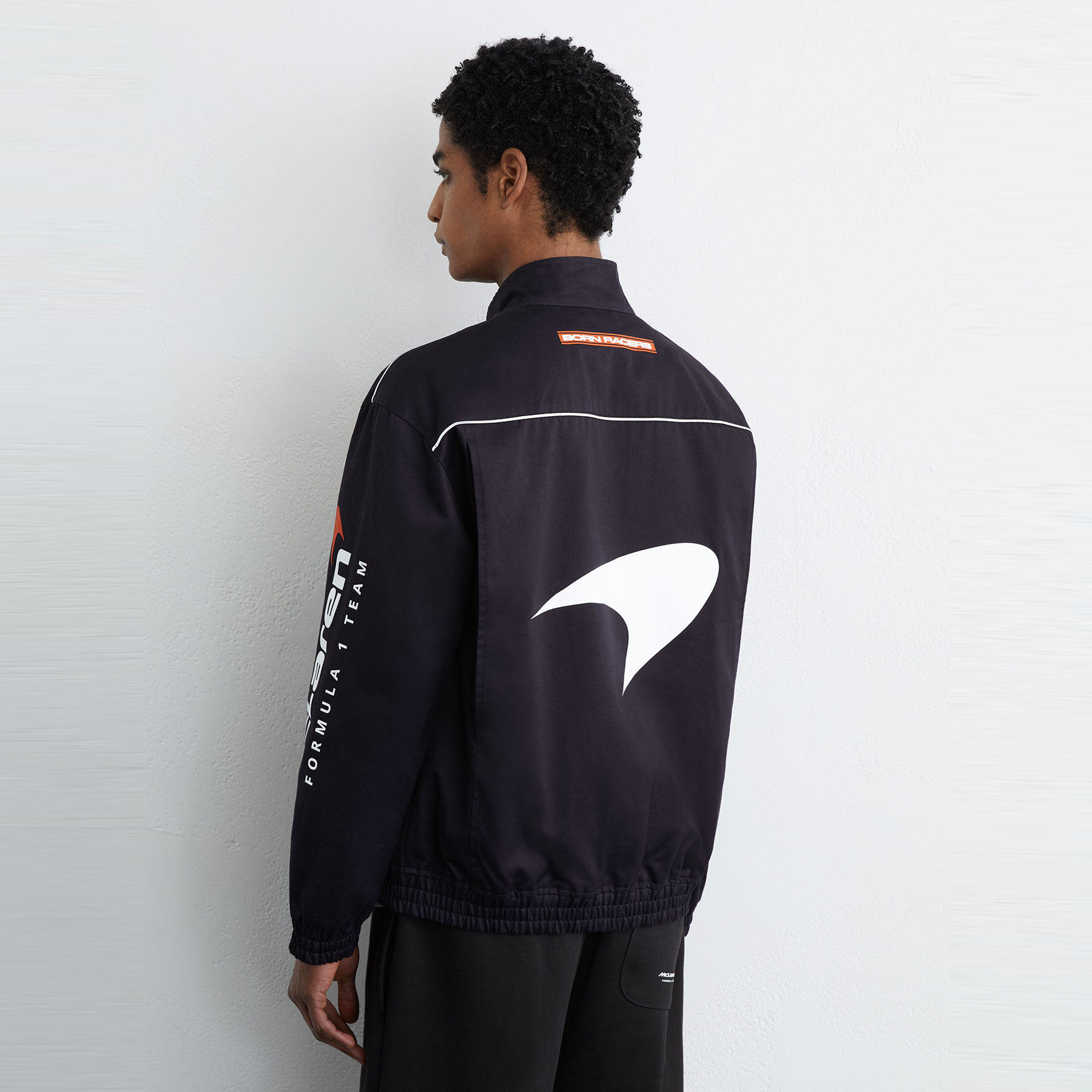 Reiss Mercer Logo Jacket navy | McLaren Racing | Official Store