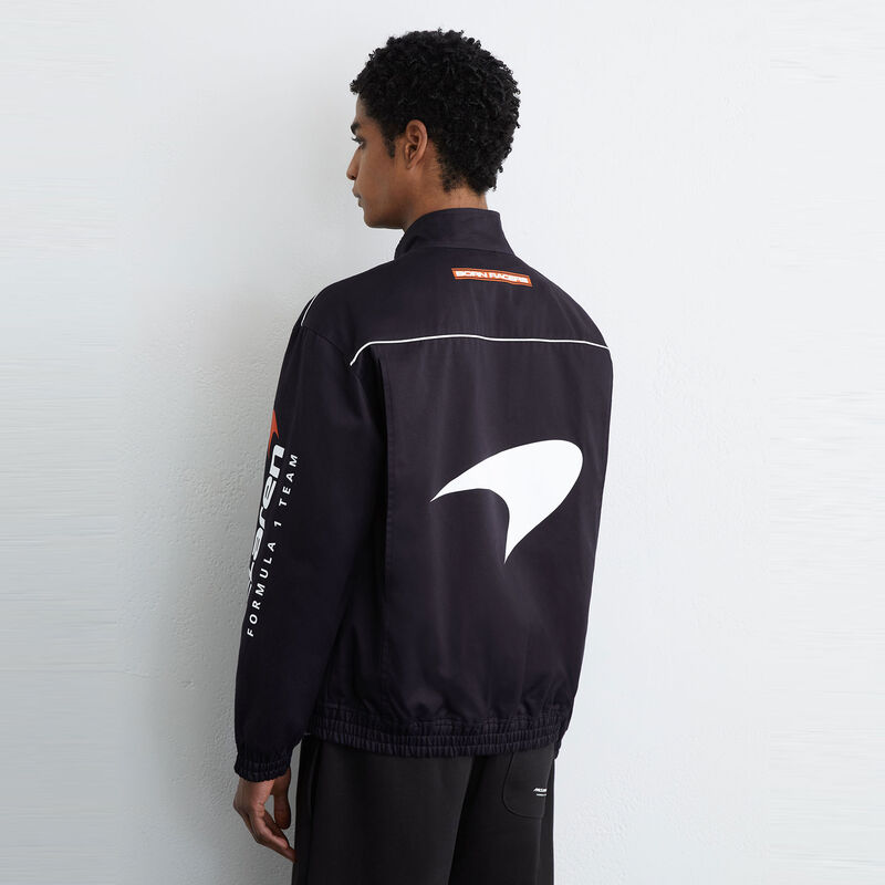 MCL LS MENS MERCER PRINTED JACKET - Navy