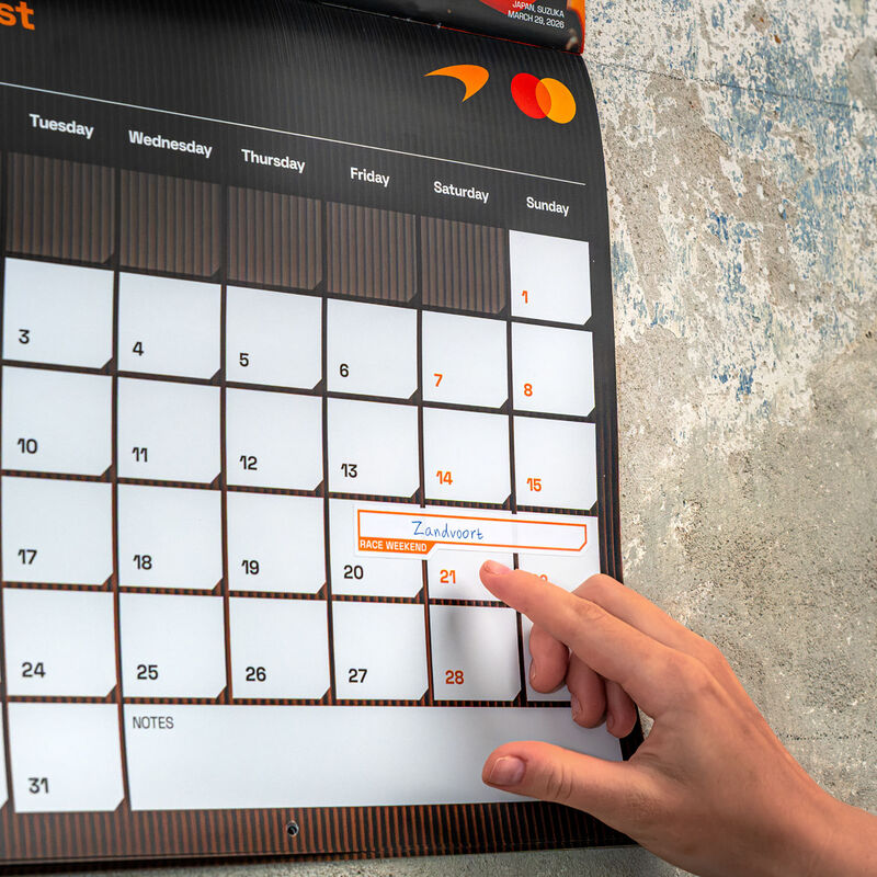 MCL FW 2027 CALENDAR - Orange