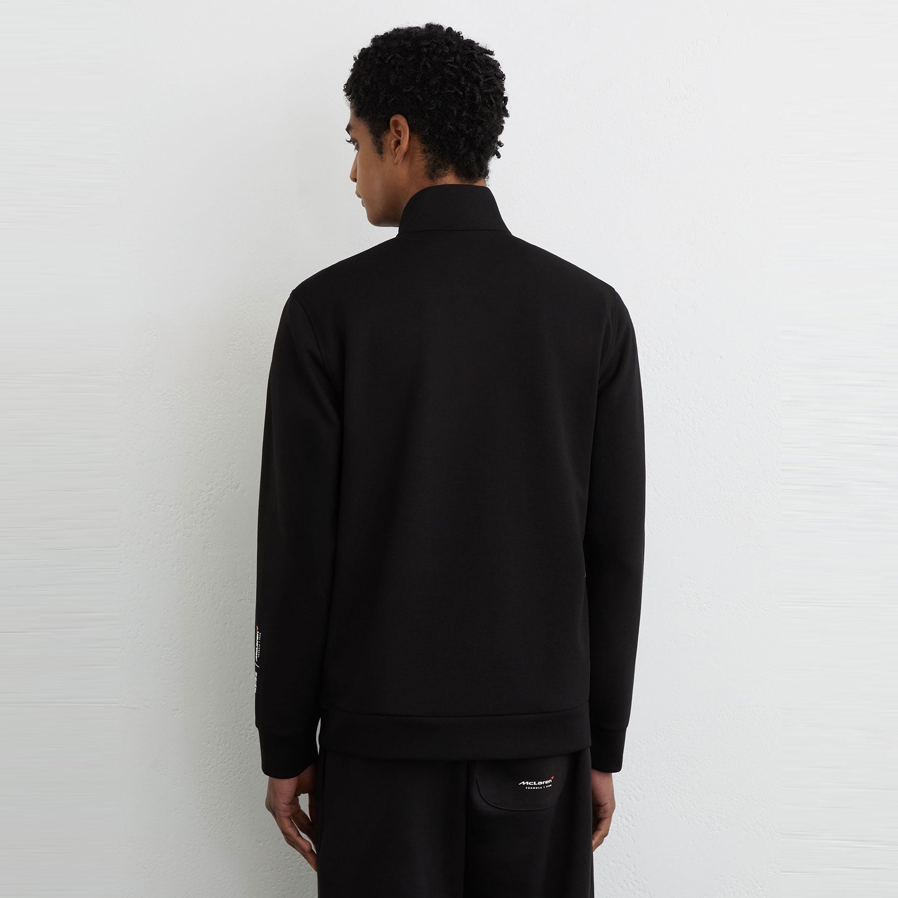Reiss Slate Half-Zip Sweatshirt black | McLaren Racing | Official