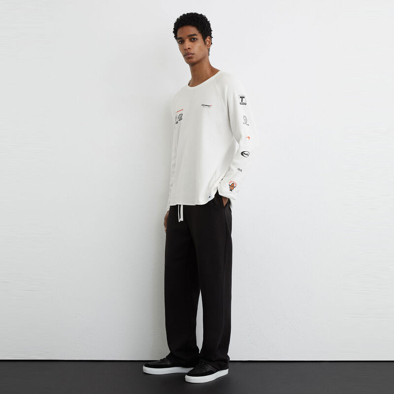 MCL LS MENS KRUZ WAFFLE LS TEE - White