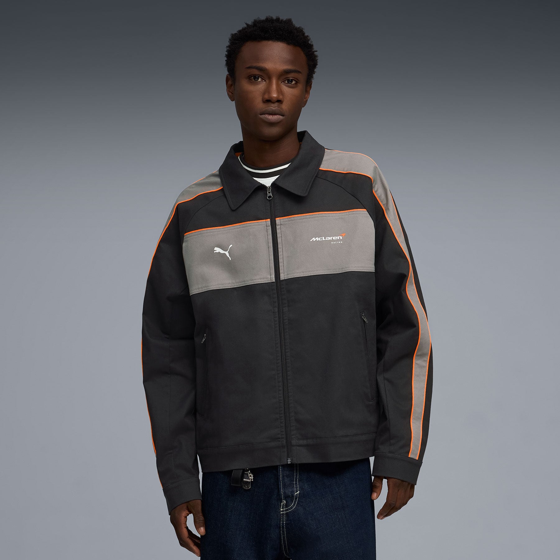 PUMA T7 Jacket blackmarble | McLaren Racing | Official Store