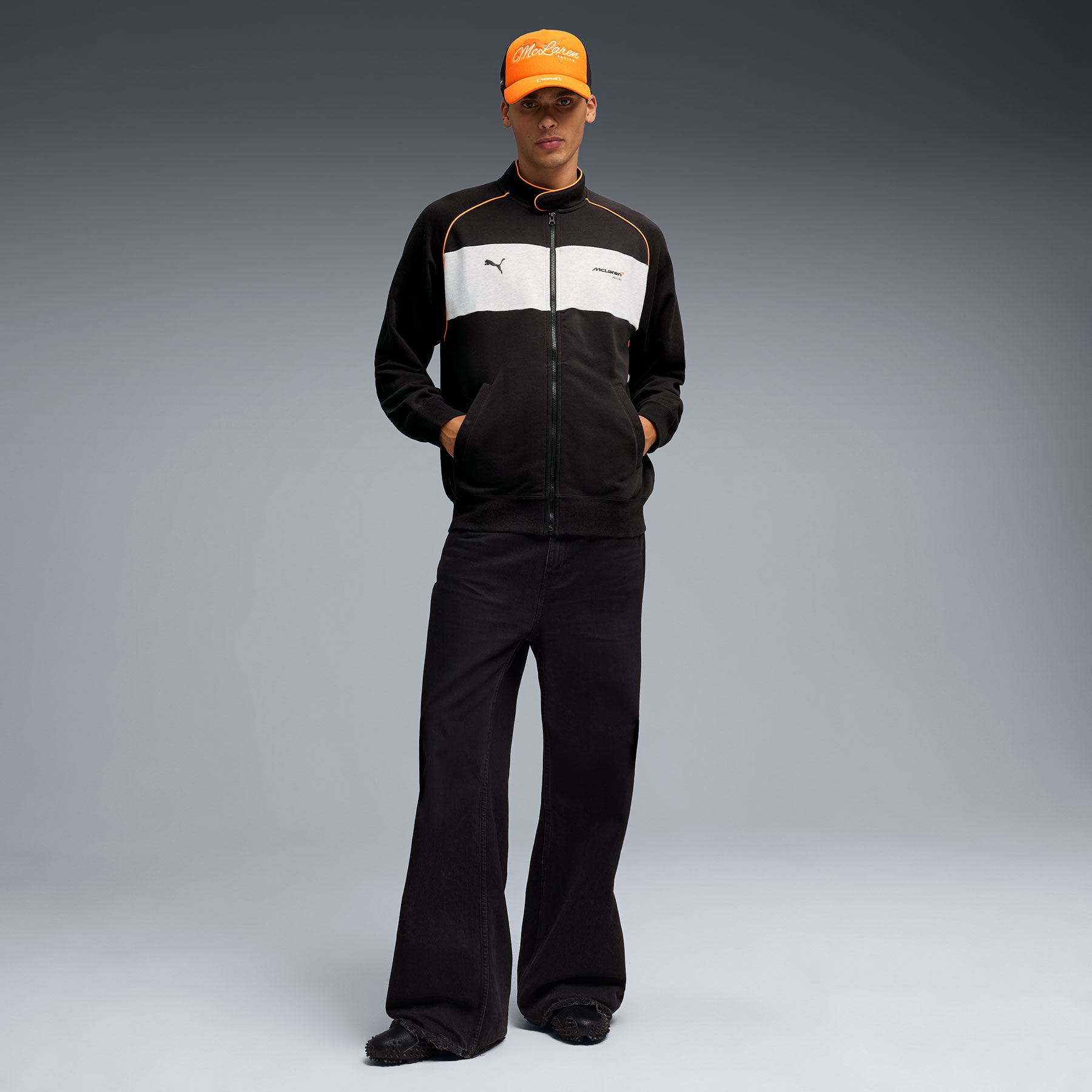 PUMA Zip Sweater pumablack | McLaren Racing | Official Store