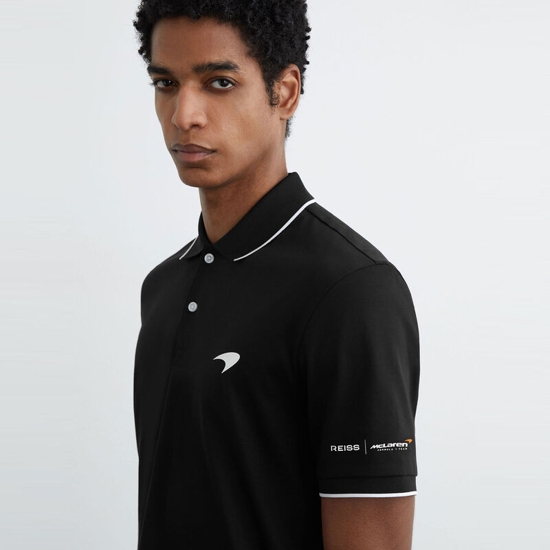 MCL LS MENS CRYPTO SS POLO - Black