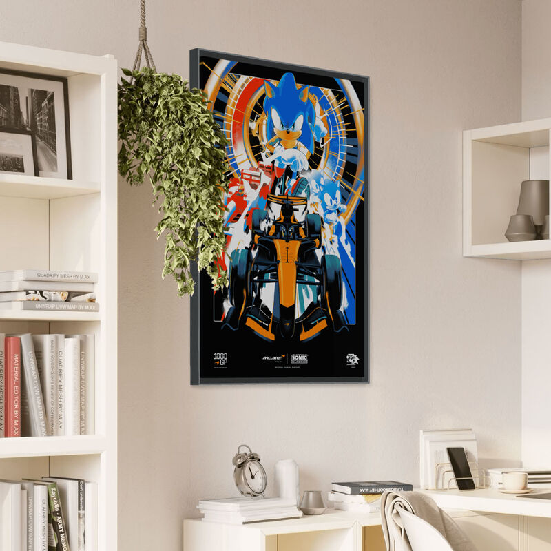 MCL FW SONIC 1000TH GP POSTER - Papaya