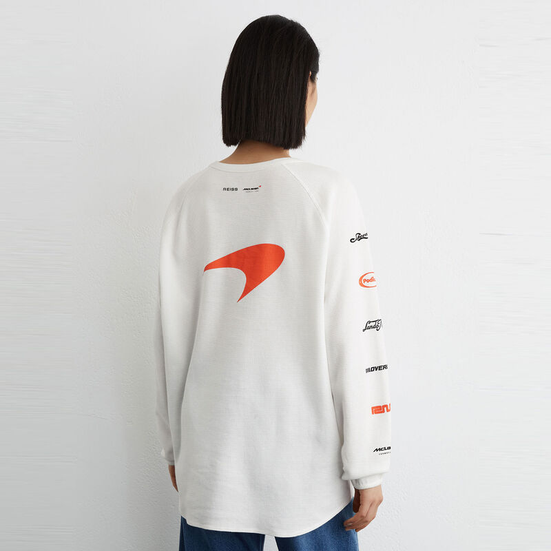 MCL LS MENS KRUZ WAFFLE LS TEE - White
