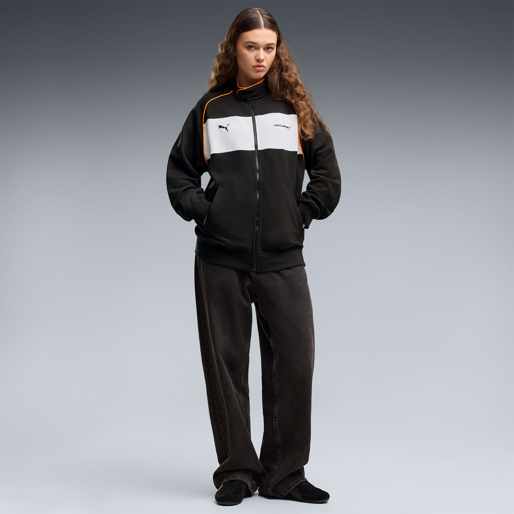 PUMA Zip Sweater pumablack | McLaren Racing | Official Store