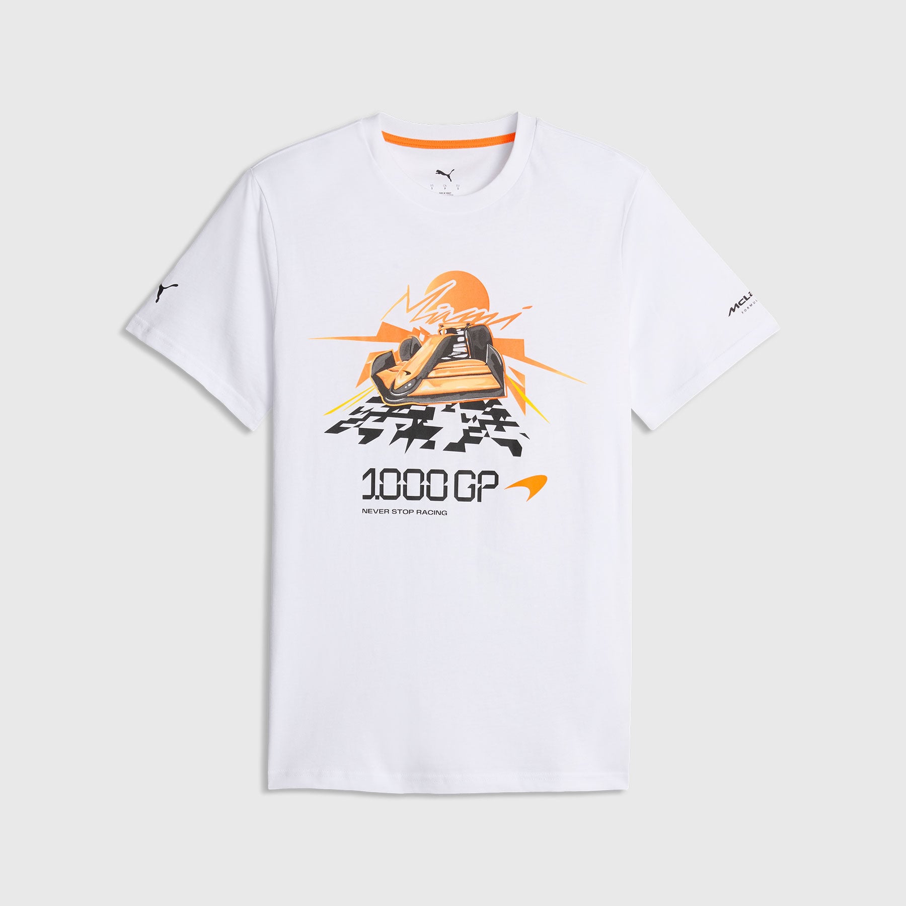 PUMA 2026 1000th GP Miami T-shirt pumawhite | McLaren Racing