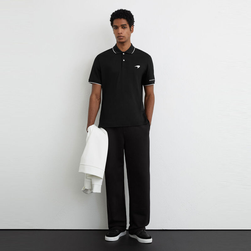 MCL LS MENS CRYPTO SS POLO - Black