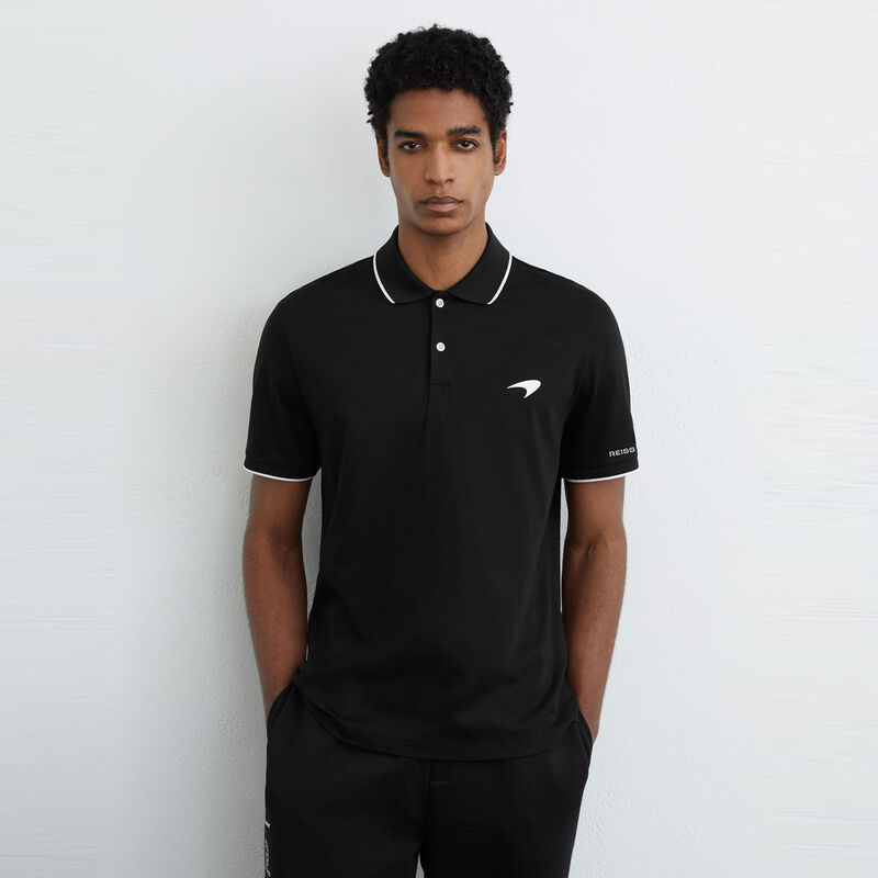 MCL LS MENS CRYPTO SS POLO - Black