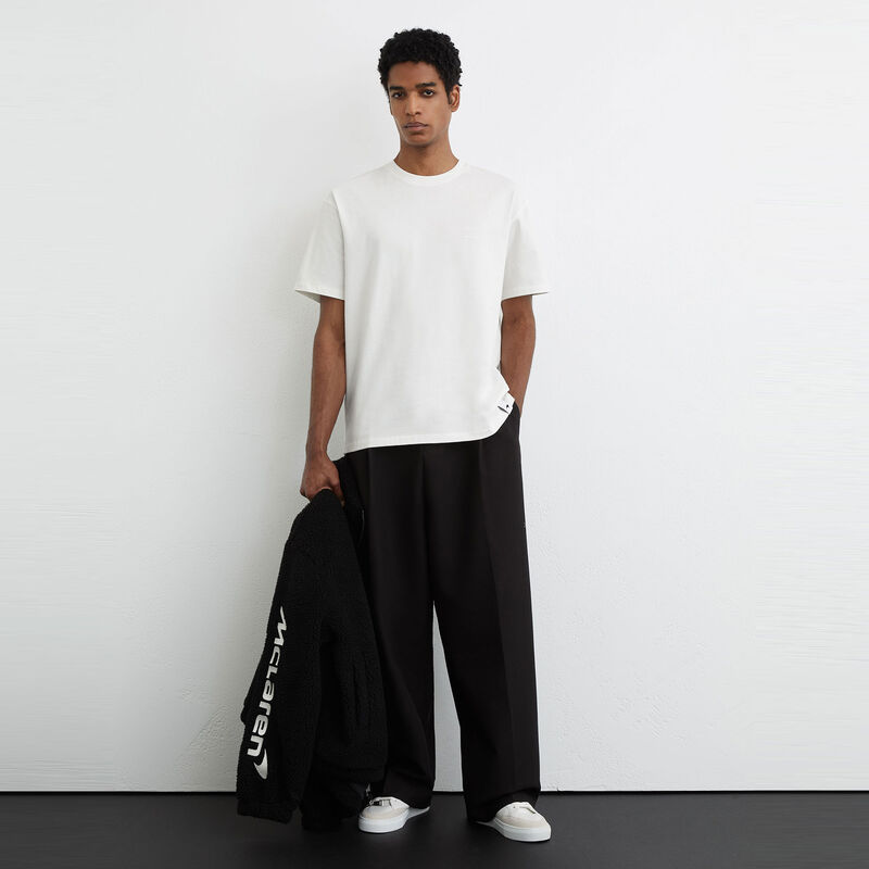 MCL LS MENS STIRLING PRINTED TEE - White