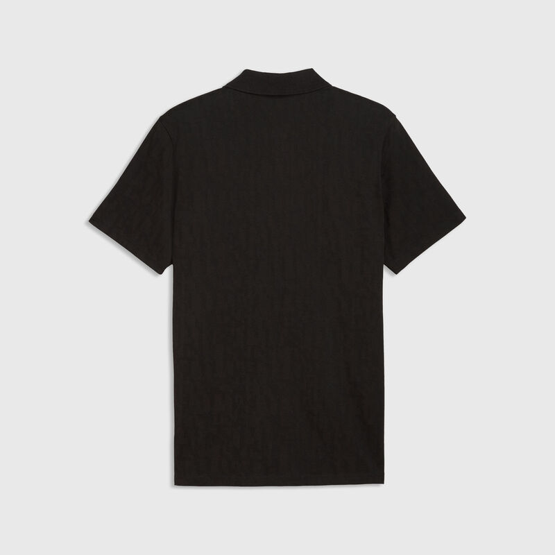 ML LS Jacquard Polo - Puma Black