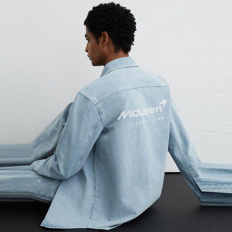 MCL LS MENS CHRONIX DENIM SHIRT - Soft Blue