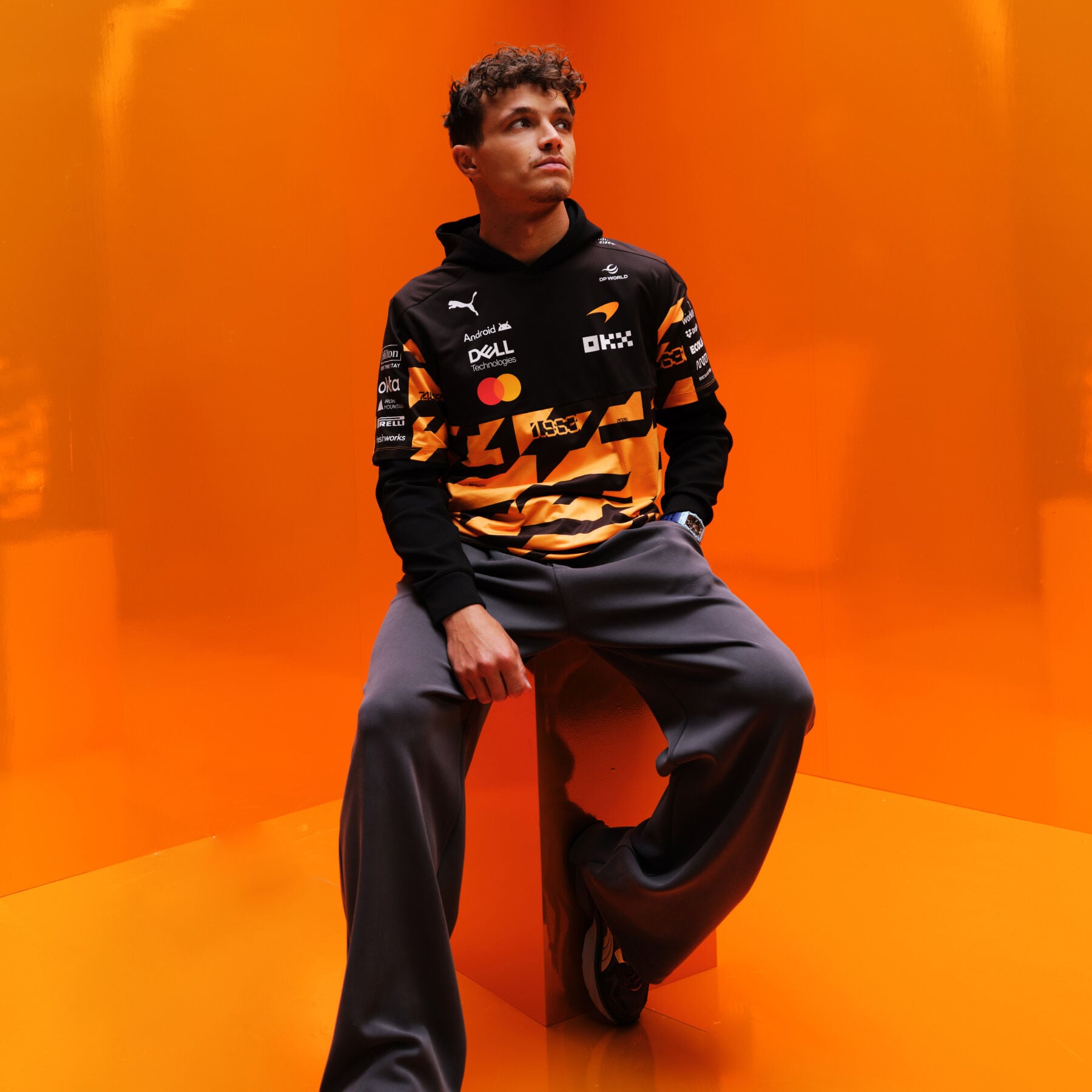 PUMA 2026 Team 1000th GP T-shirt papaya | McLaren Racing