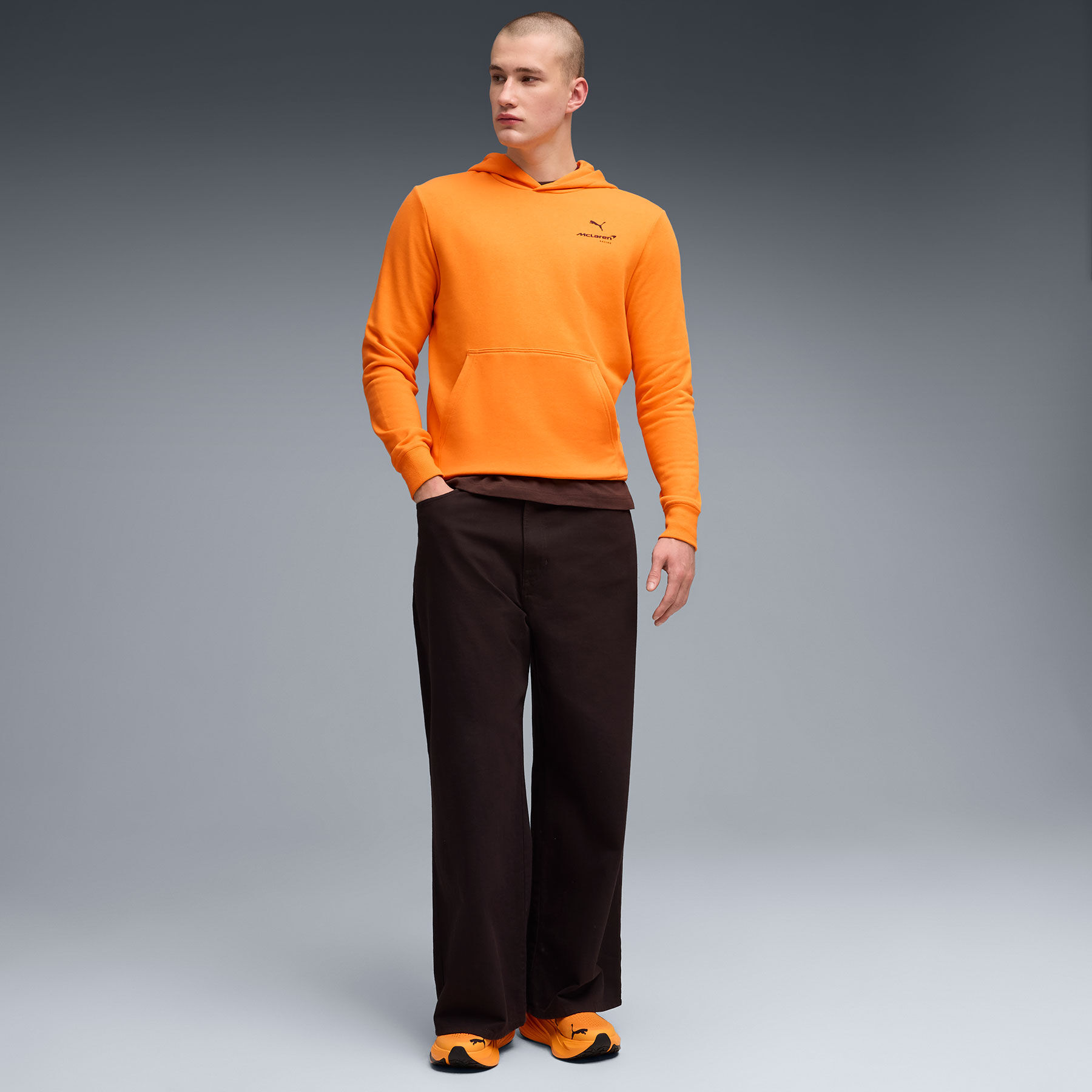 PUMA Essentials Hoodie orange | McLaren Racing | Official Store