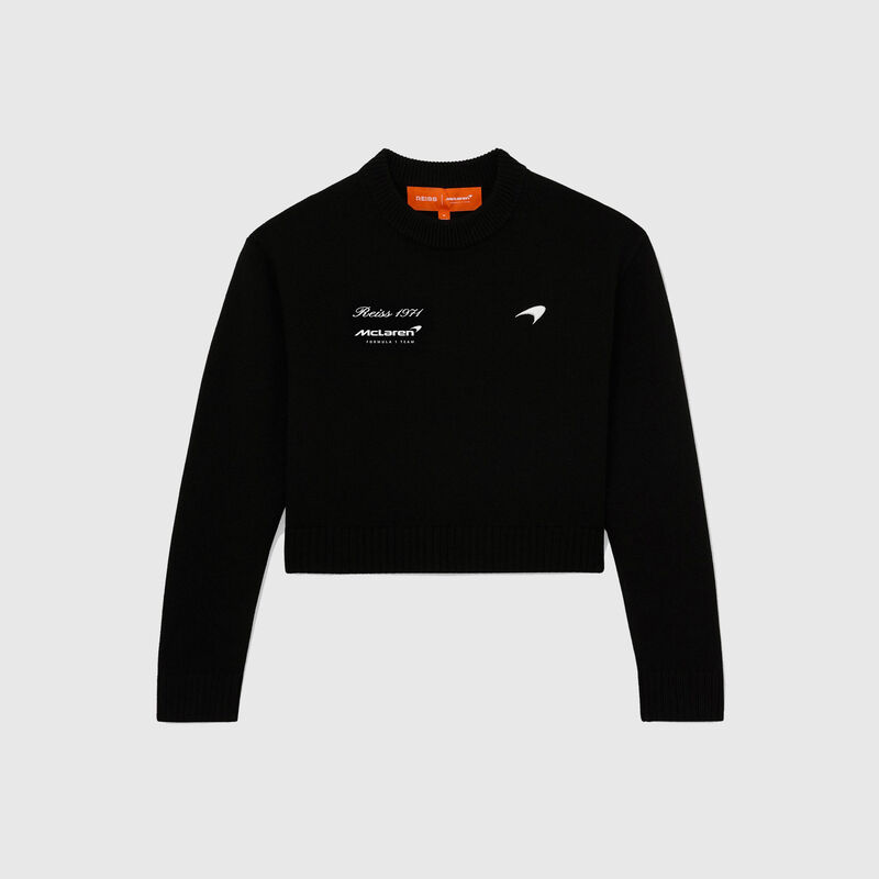 MCL LS WMNS NICOLE CROPPED JUMPER - Black