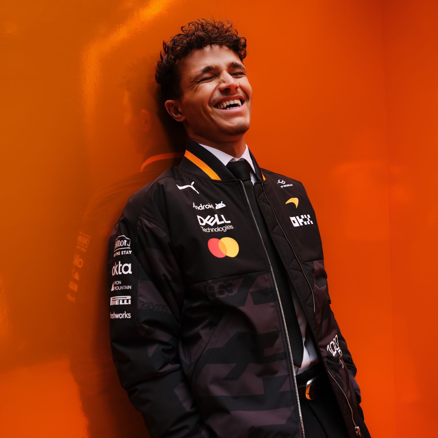 PUMA 2026 Team 1000th GP Bomber Jacket pumablack | McLaren Racing