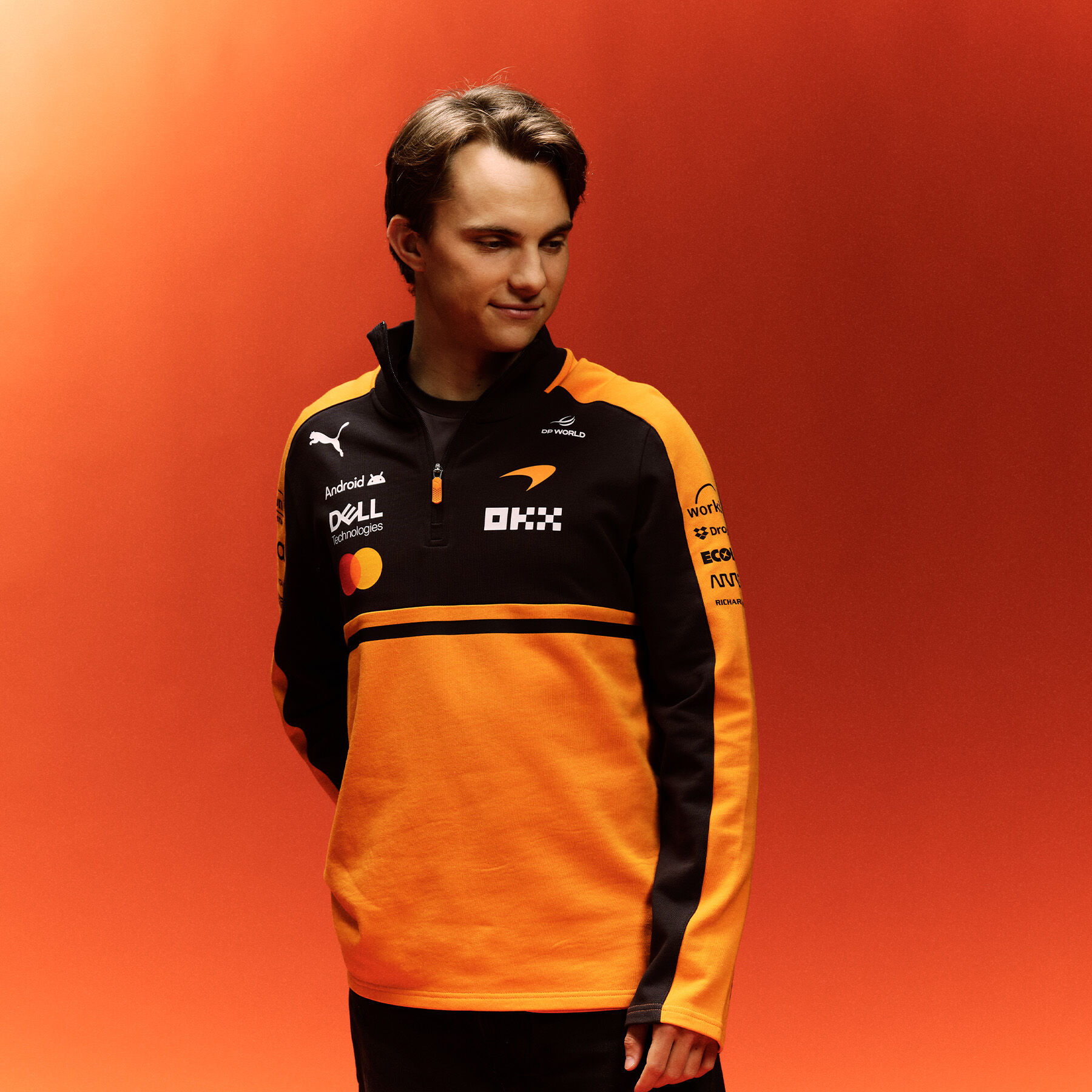PUMA 2026 Team Half-Zip Sweater papaya | McLaren Racing | Official