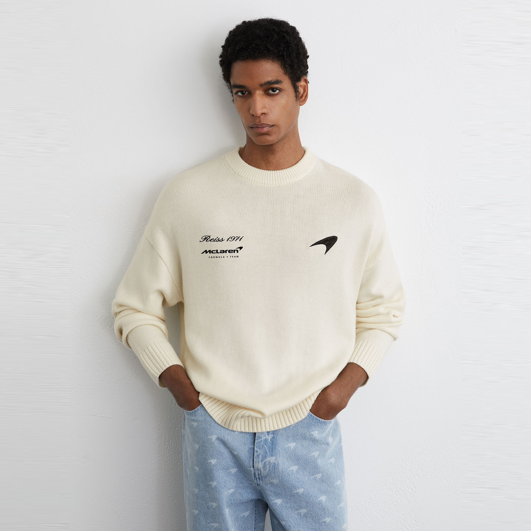 Reiss Maddox Jumper offwhite | McLaren Racing | Official Store