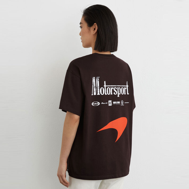 MCL LS MENS STIRLING PRINTED TEE - Chocolate Brown