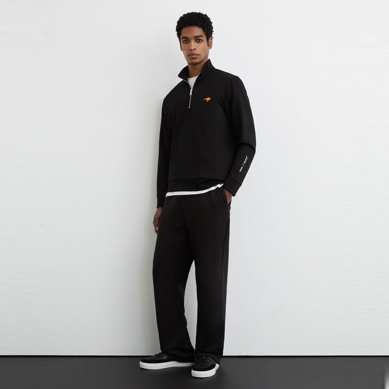 MCL LS MENS SLATE 1/4 ZIP SWEAT - Black
