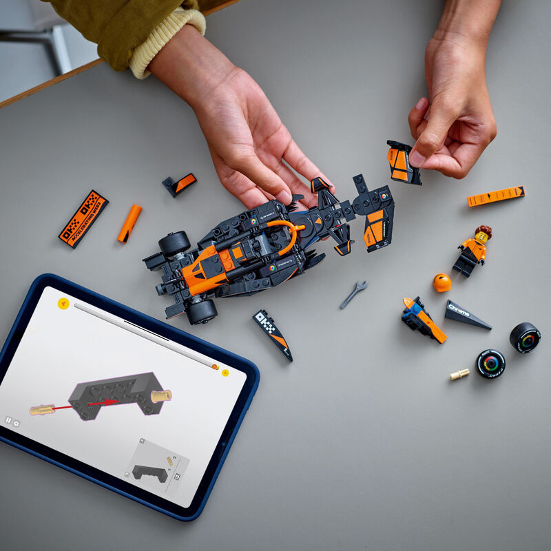 MCL SPEED CHAMPIONS LEGO SET - orange