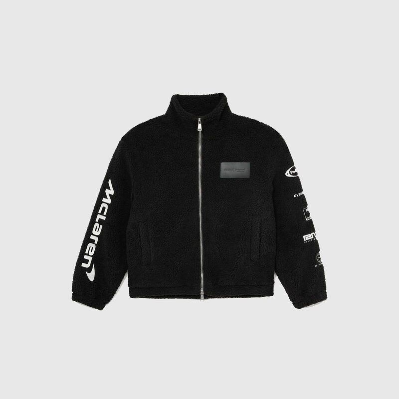 MCL LS MENS NYLO EMB FLEECE JACKET - Black