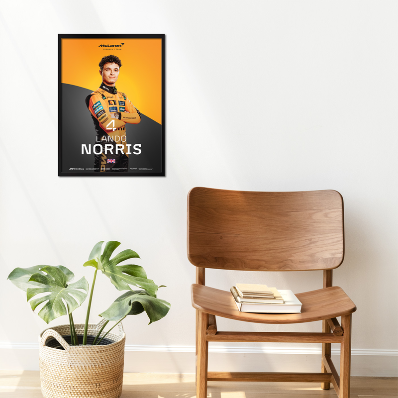 MCL LN 2025 DRIVER POSTER - Orange