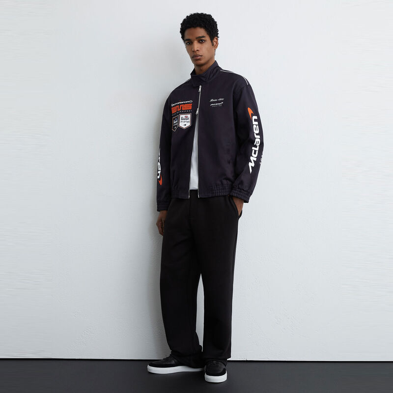 MCL LS MENS MERCER PRINTED JACKET - Navy