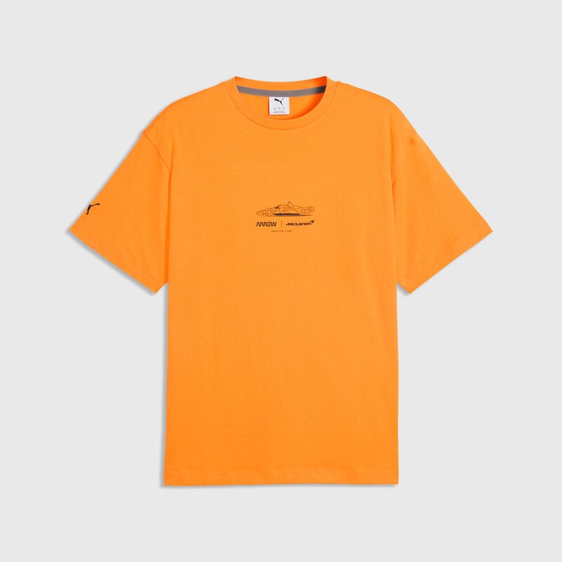 ML LS Indycar Tee - Papaya