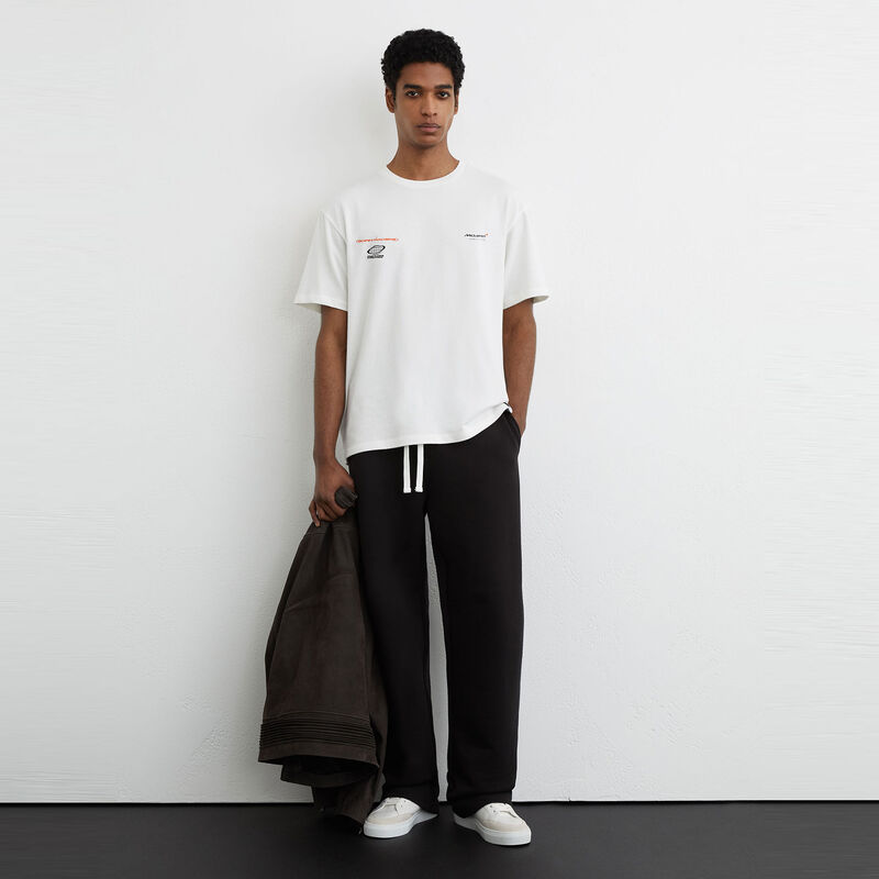 MCL LS MENS NOX PRINTED TEE - White