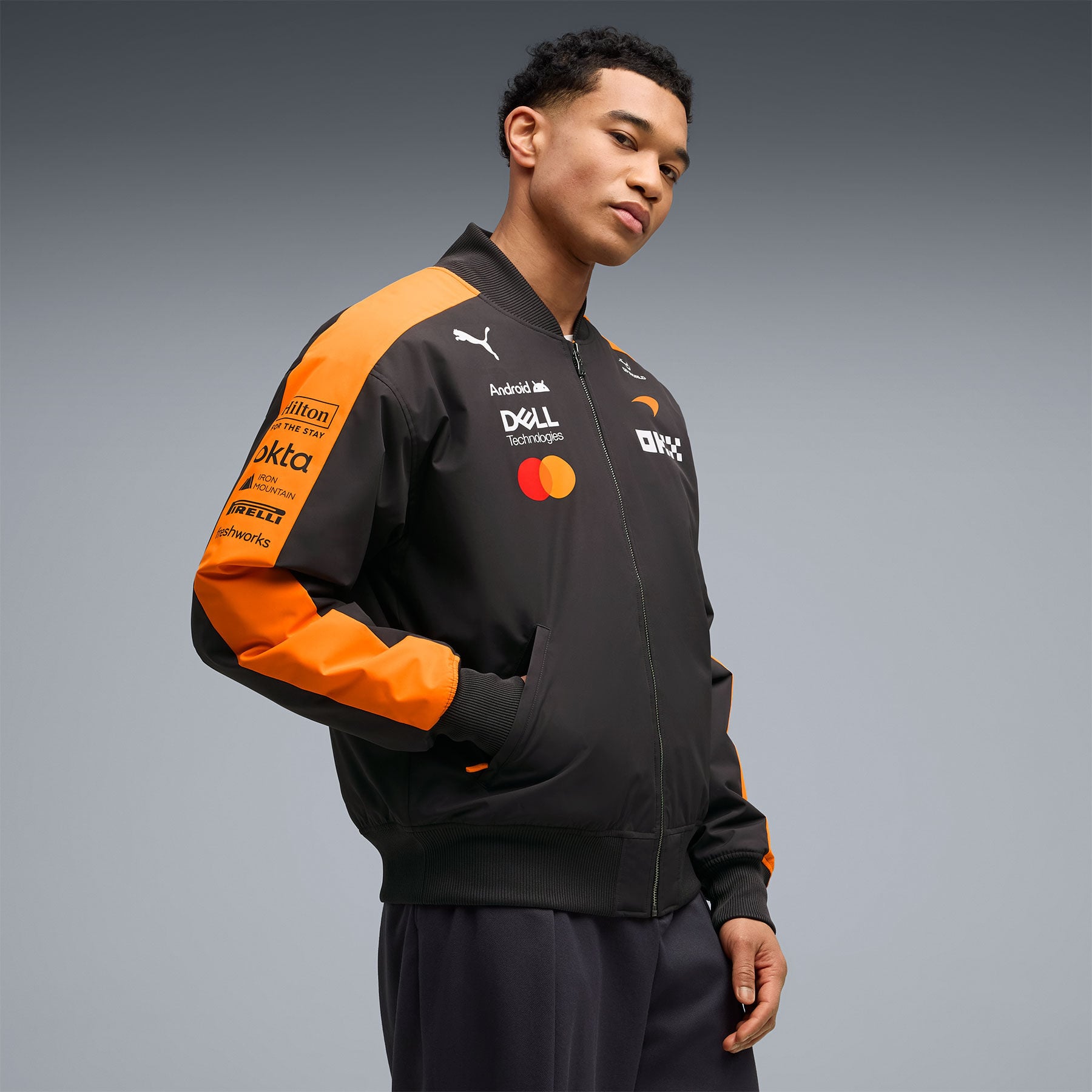 PUMA 2026 Team Bomber Jacket papaya | McLaren Racing | Official Store