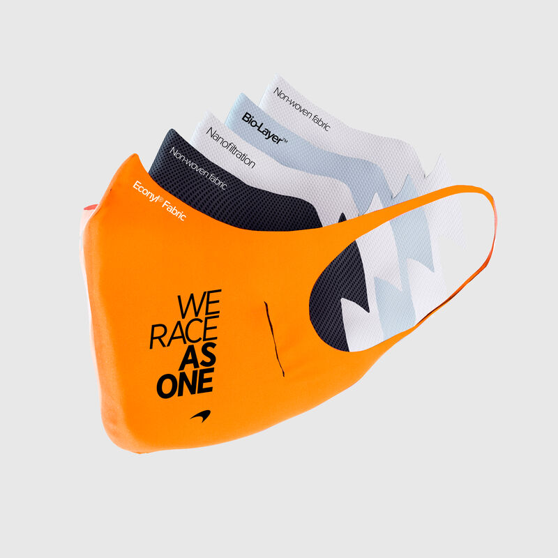 MCLAREN U FACE MASK - orange