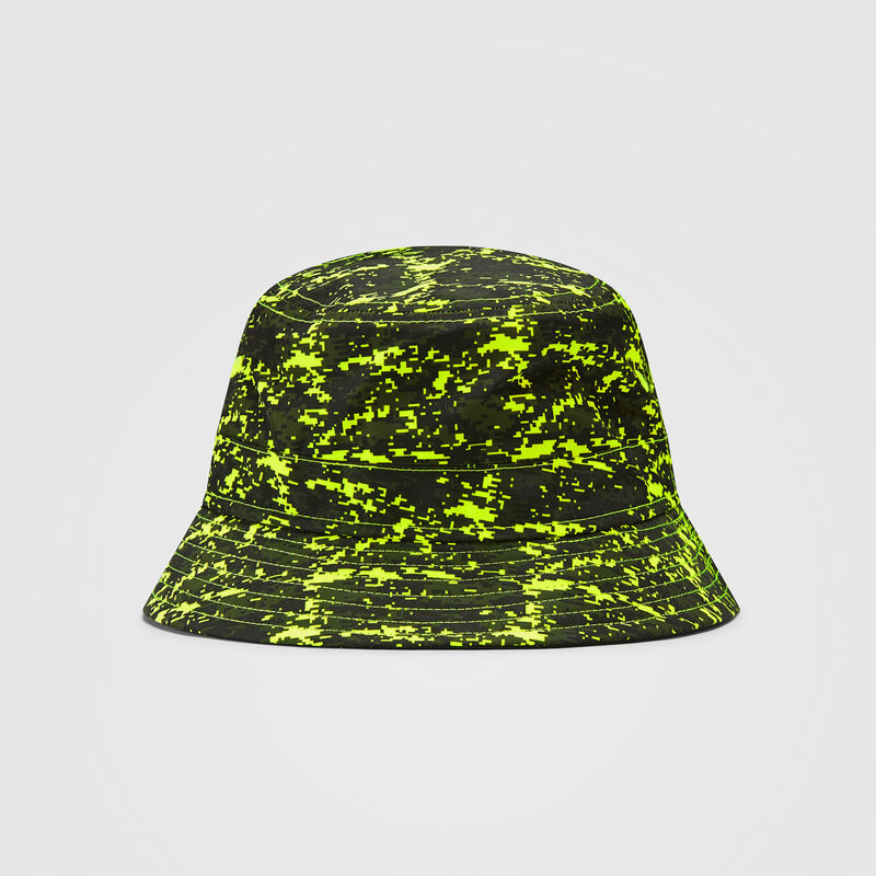 MCLAREN LANDO GLITCH BUCKET HAT - lime