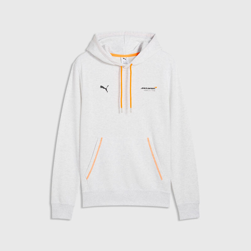ML LS Graphic Hoodie - White Glow Heather