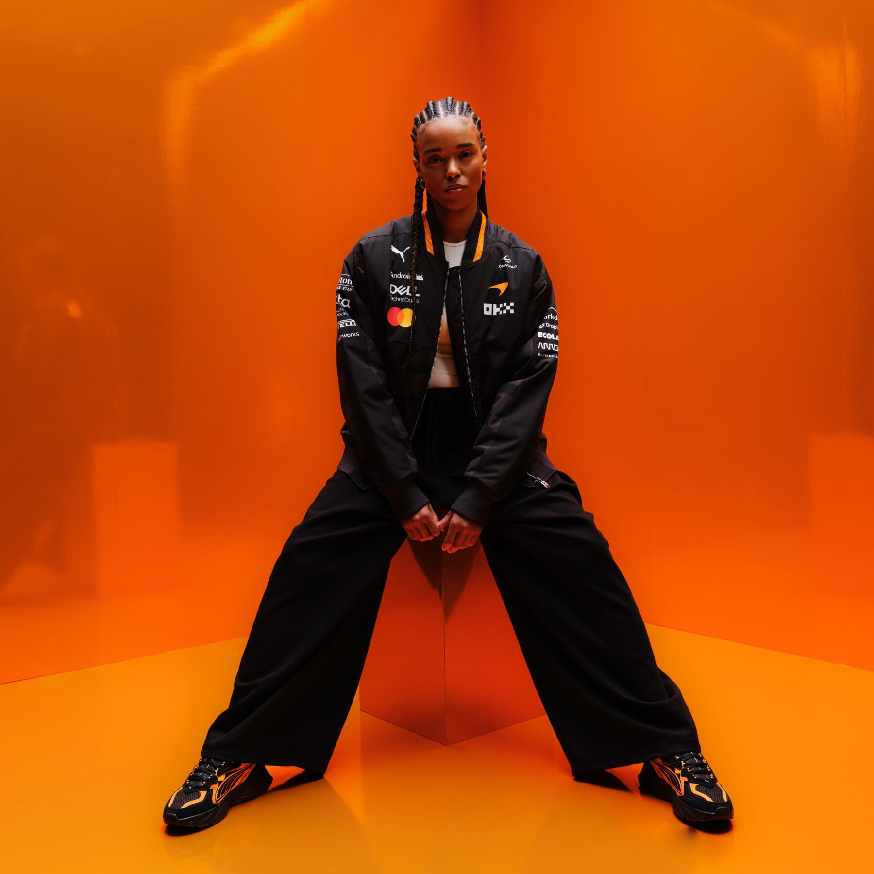 PUMA 2026 Team 1000th GP Bomber Jacket pumablack | McLaren Racing