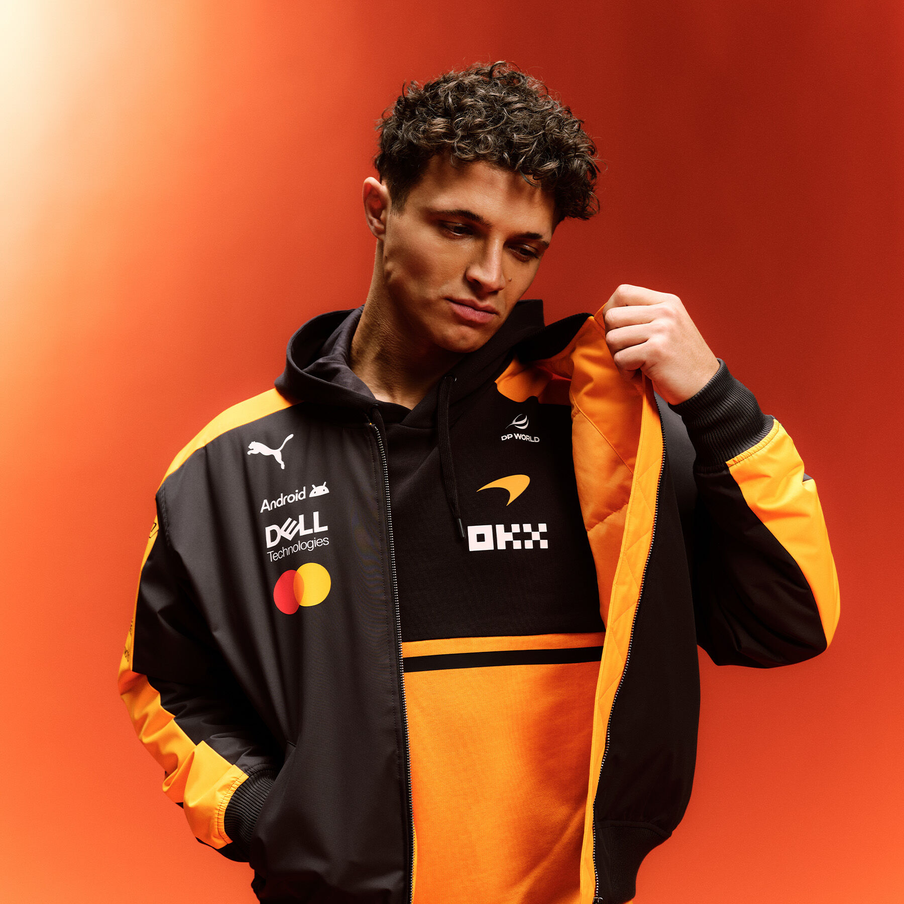 PUMA 2026 Team Bomber Jacket papaya | McLaren Racing | Official Store