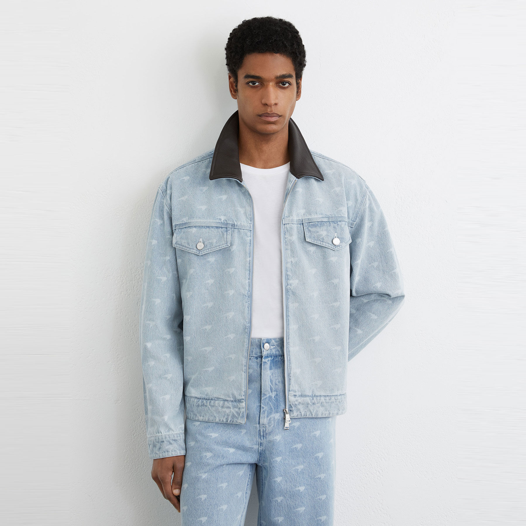 Reiss Vortex Denim Jacket softblue | McLaren Racing | Official Store