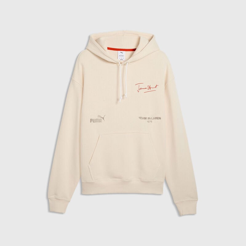 ML LS James Hunt Graphic Hoodie - Alpine Snow