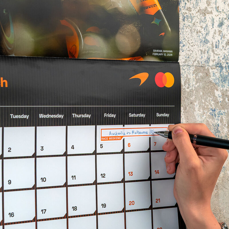 MCL FW 2027 CALENDAR - Orange