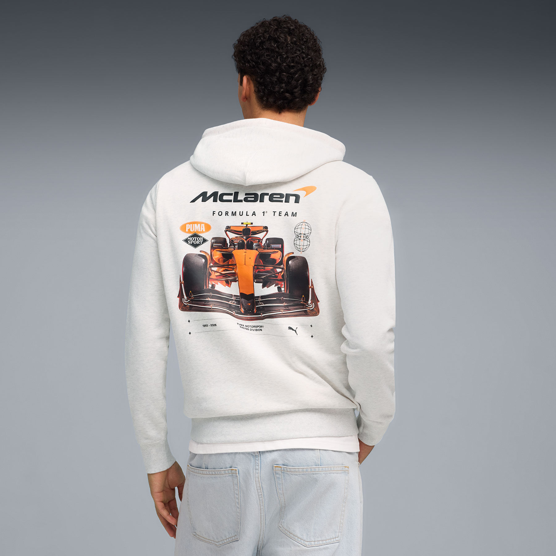 PUMA Graphic Hoodie whiteglowheather | McLaren Racing | Official Store